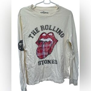 The Rolling Stones Cream Long Sleeve Tee Shirt